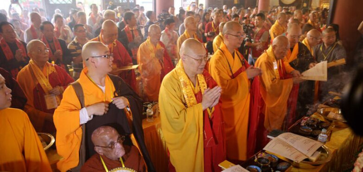 珠海普陀寺全堂佛像开光法会举行